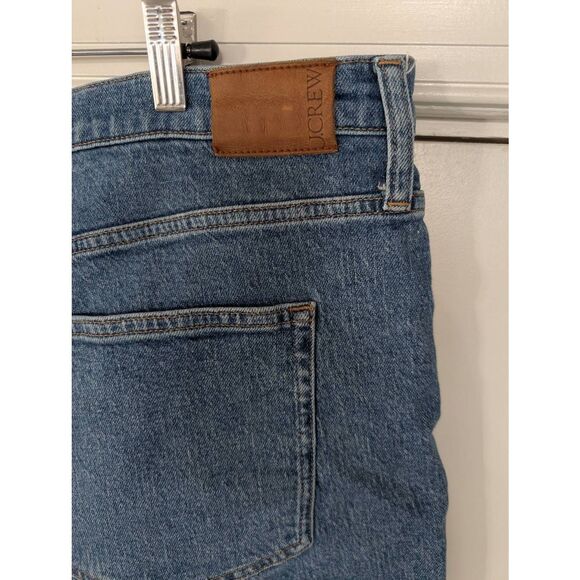 J. Crew High-rise A-line‎ denim short in ancient laurel wash women's 32 preppy - Picture 6 of 10